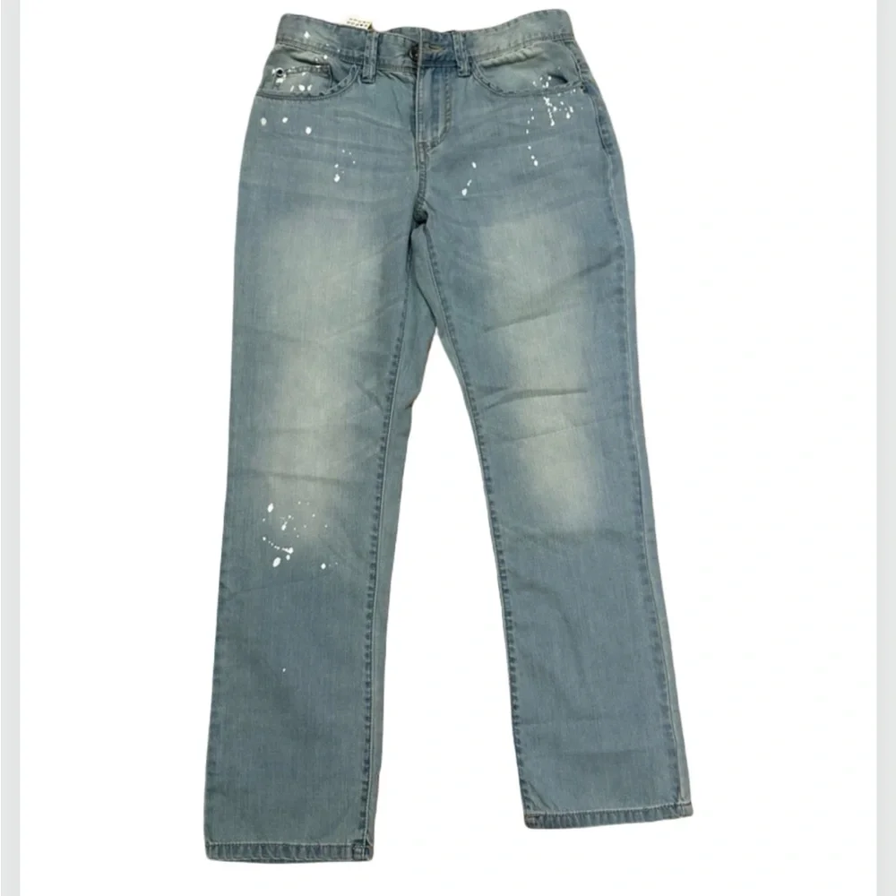 Paint Splatter Relaxed Jeans 2XL NWT